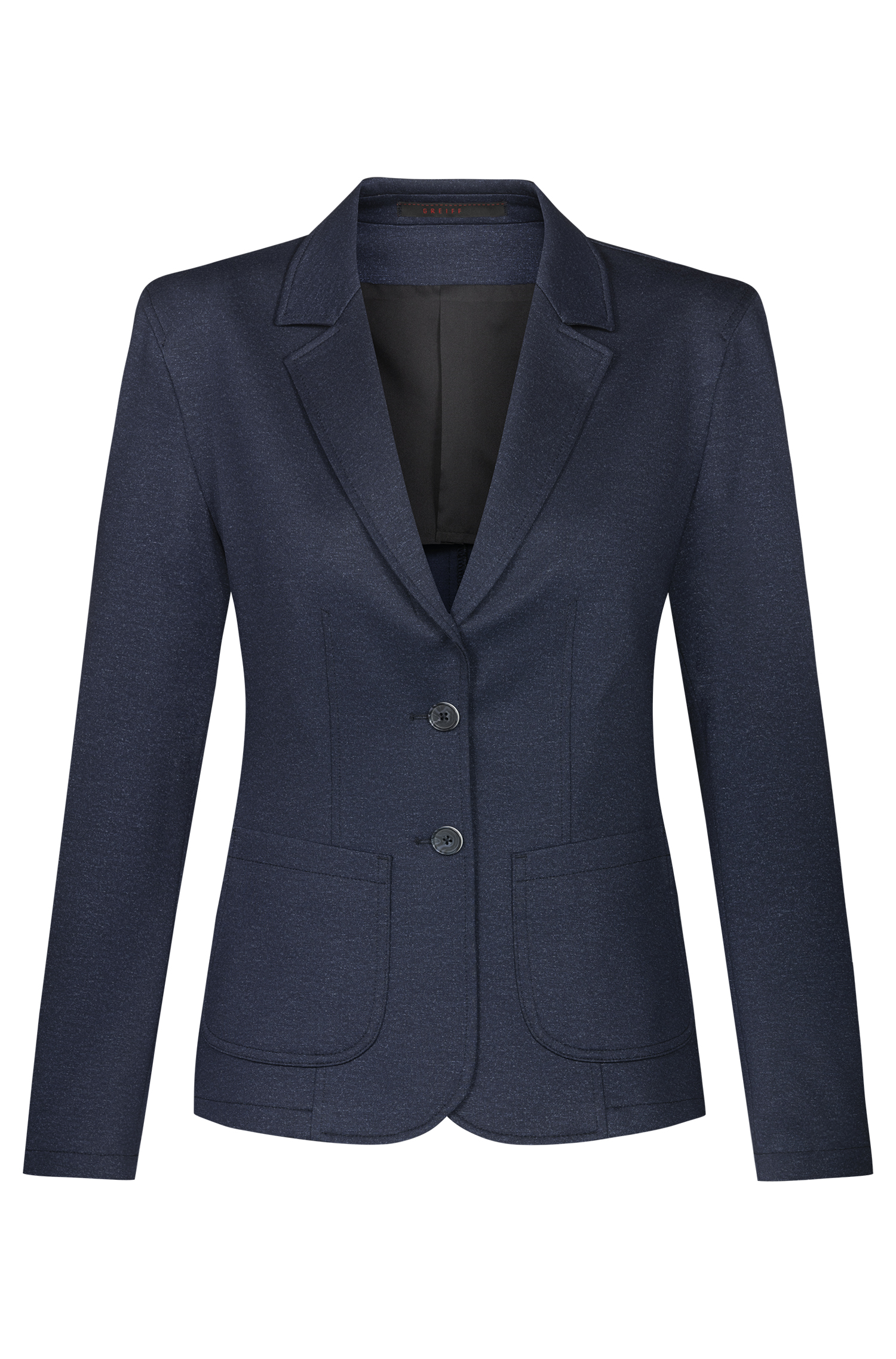 Dames jersey blazer melange CASUAL regular fit