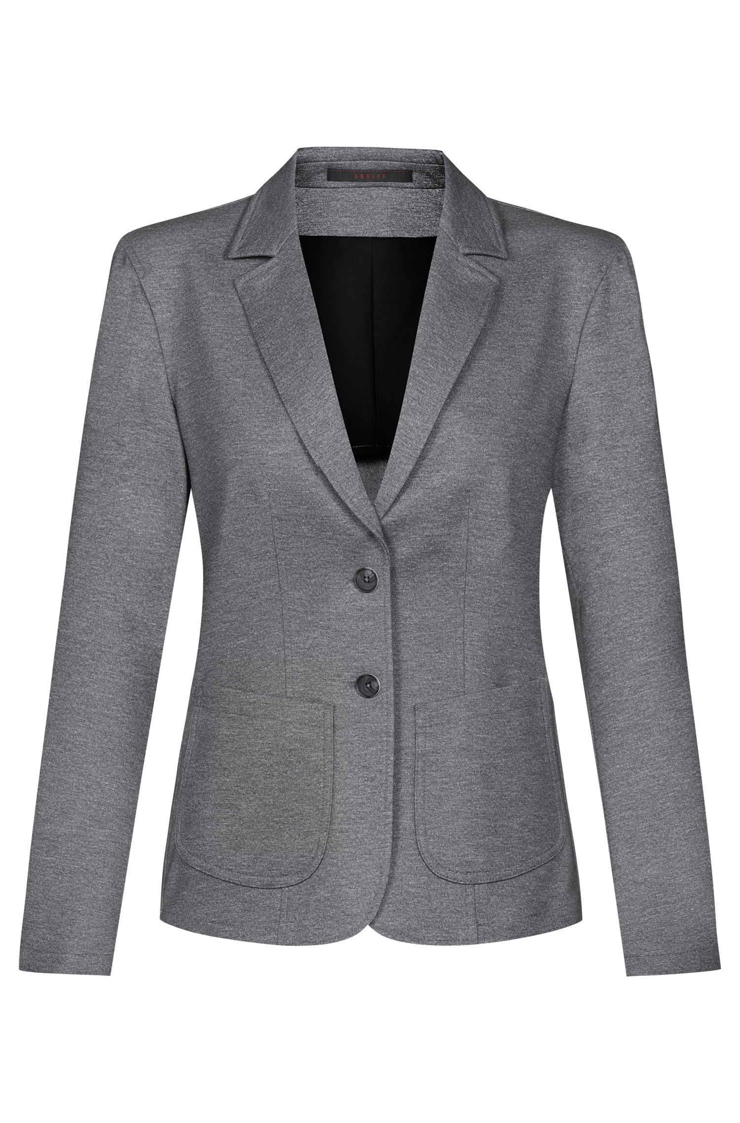 Blazer en jersey femme chiné regular fit