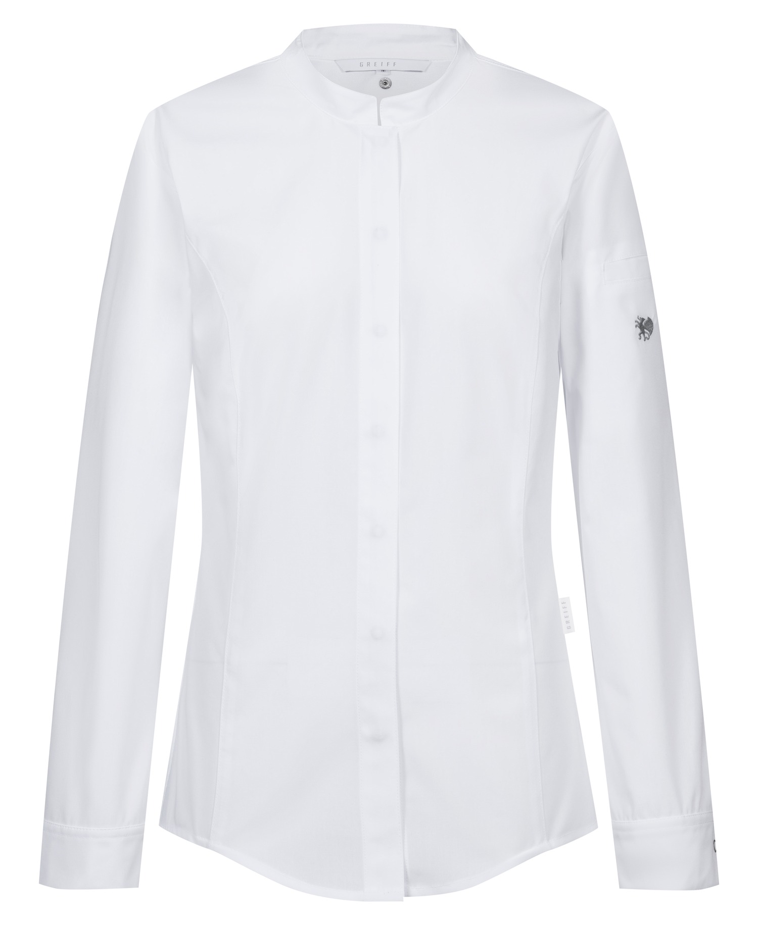 Damen Kochhemd mit Jerseyeinsätzen Regular Fit 
