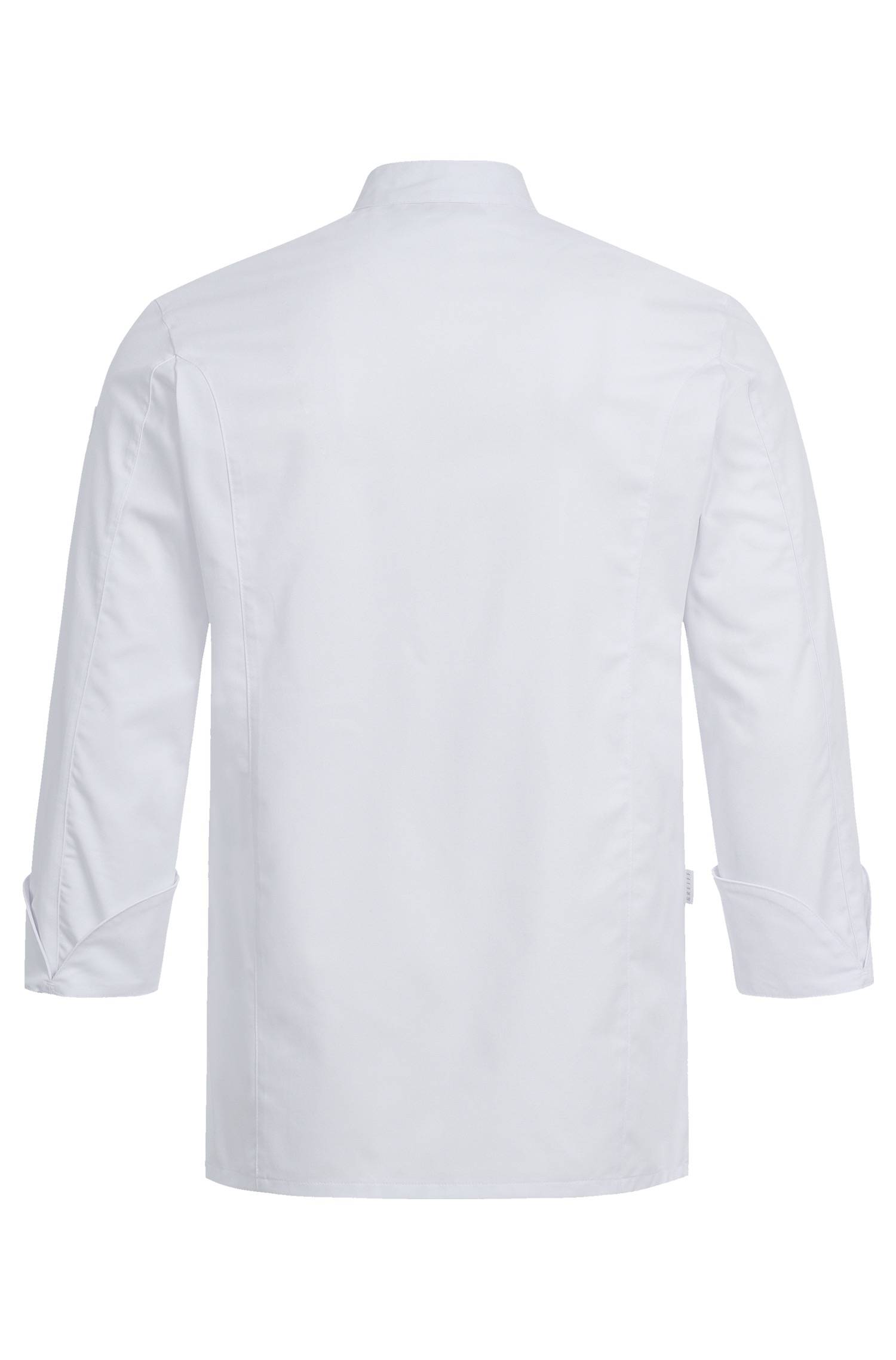 Men's chef jacket single row - with concealed button placket regular fit