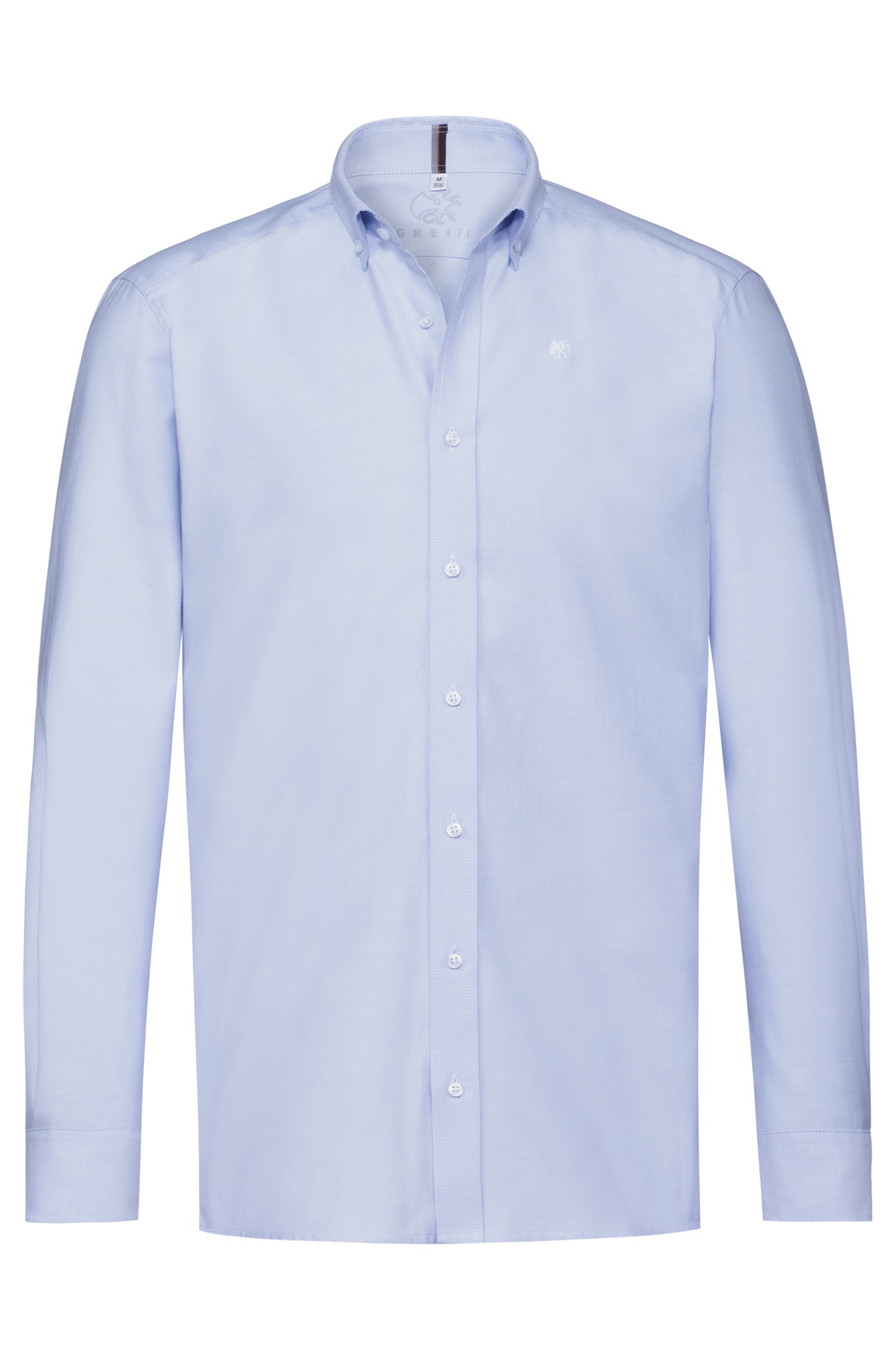 Men's shirt buttondown with GREIFF logo embroidery