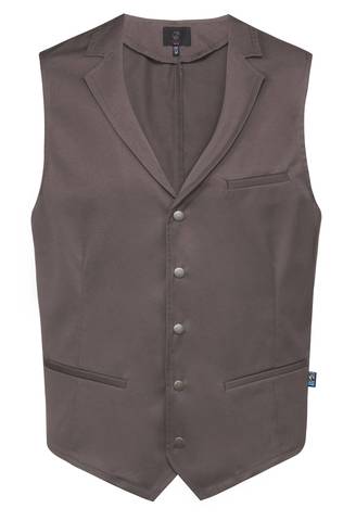 Men's waistcoat waistcoat with lapel collar regular fit