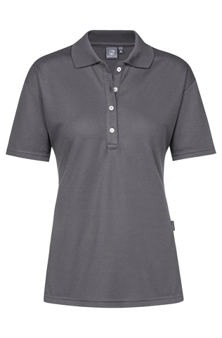 Ladies polo shirt with TENCEL™ Lyocell fibres
