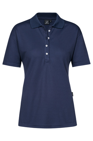 Ladies polo shirt with TENCEL™ Lyocell fibres
