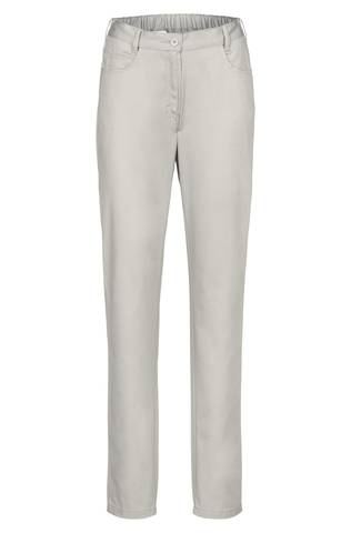Ladies trousers with elastic waistband regular fit