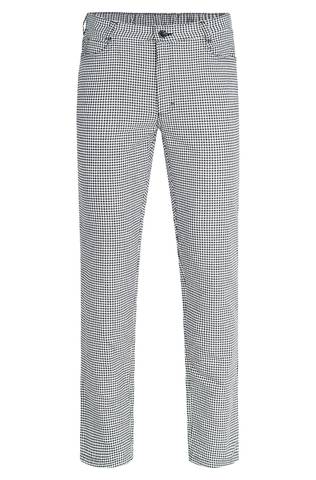 Men's trousers pepita with elastic waistband regular fit