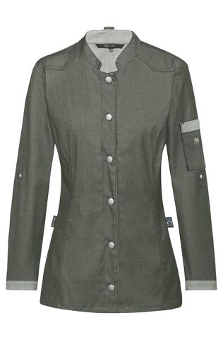 Damen Kochjacke im Bikerstyle Regular Fit