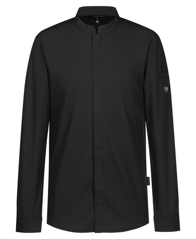 Herren Kochhemd mit Jerseyeinsätzen Regular Fit 
