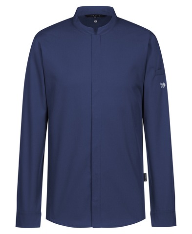 Herren Kochhemd mit Jerseyeinsätzen Regular Fit 
