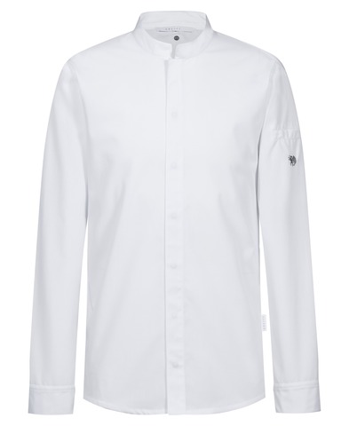 Herren Kochhemd mit Jerseyeinsätzen Regular Fit 
