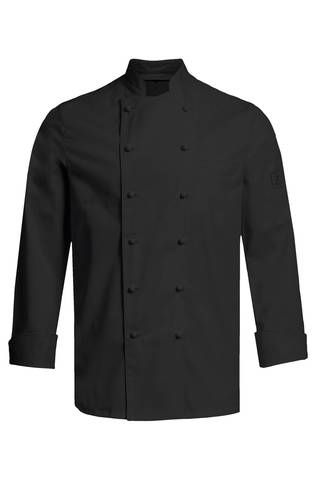 Men's chef jacket with a straight cut and slightly stretchy regular fit