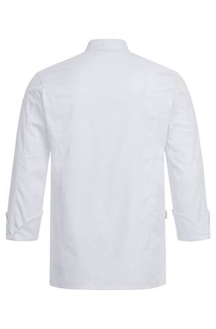 Veste de cuisine homme simple boutonnage - avec une patte de boutonnage cachée regular fit