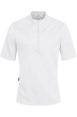Men's chef shirt with jersey insert slim fit