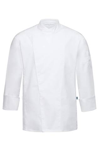 Men's chef jacket with jersey back regular fit
