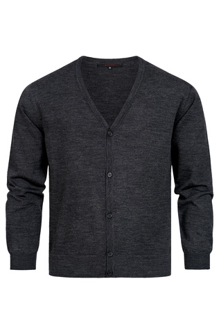 Cardigan homme col en V regular fit