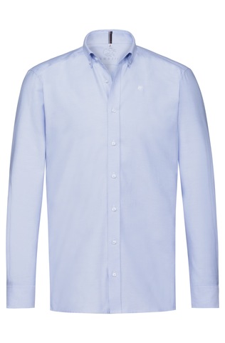 Chemise boutonnée homme avec logo GREIFF brodé