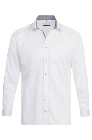 Men's shirt New Kent collar with contrast PREMIUM regular fit