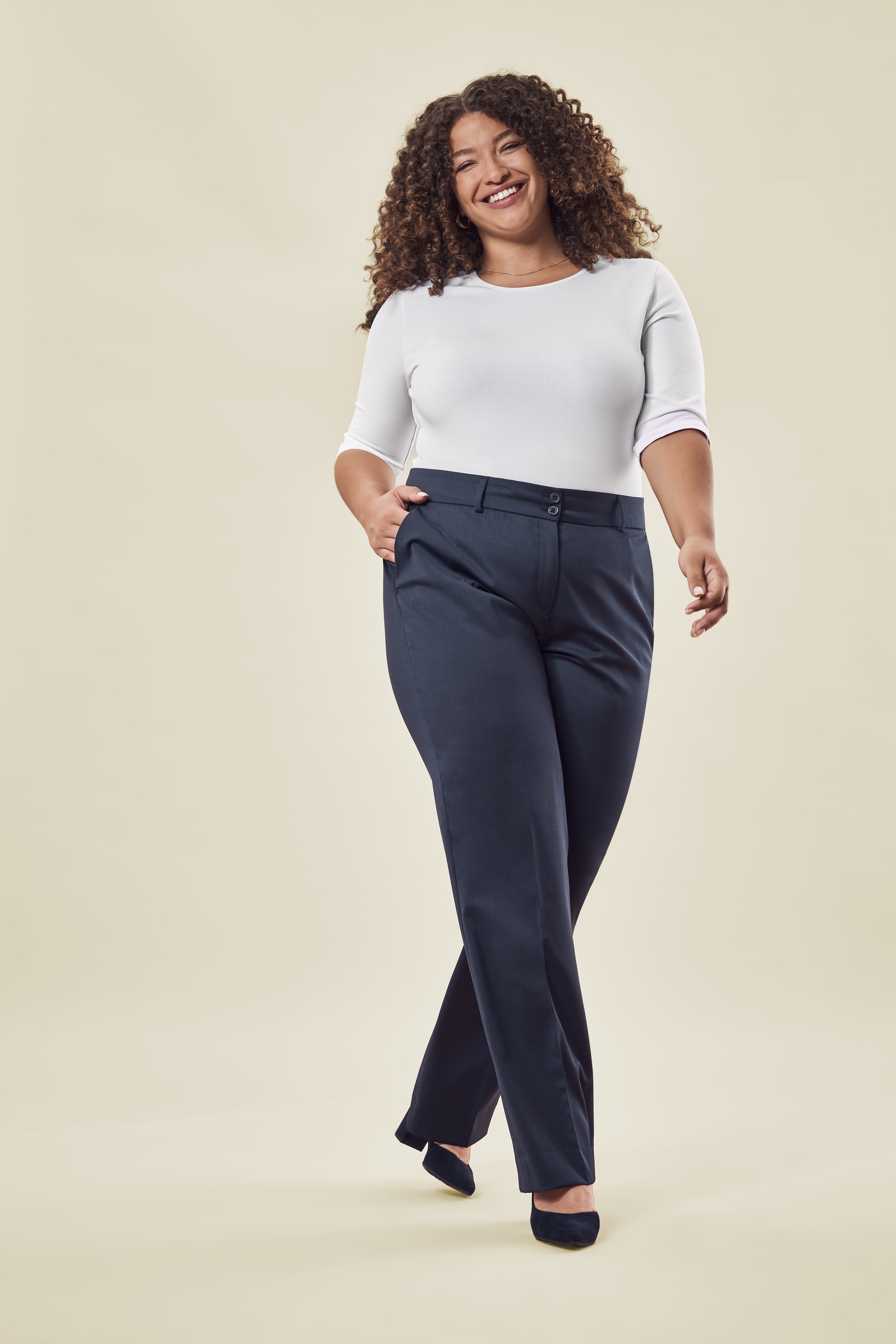 Ladies trousers bootcut MODERN 37.5 regular fit