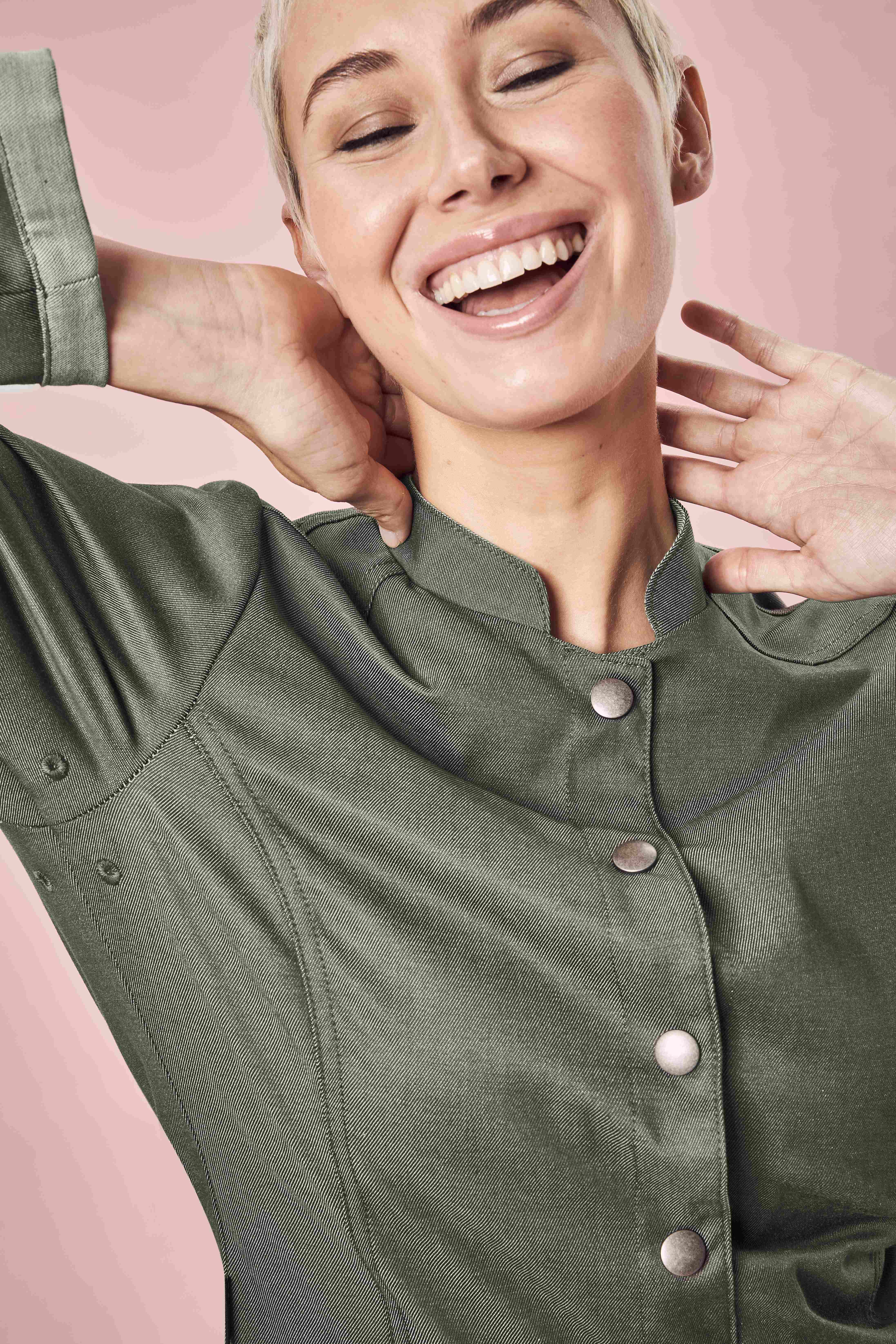 Damen Kochjacke im Bikerstyle Regular Fit