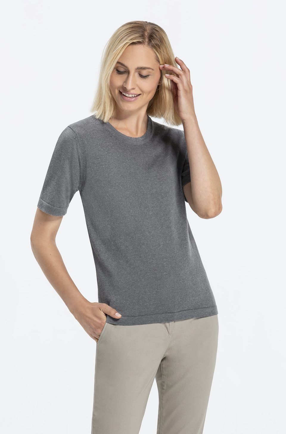 Chemise en tricot femme durable regular fit