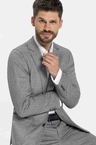 Veston en jersey homme  glencheck CASUAL regular fit