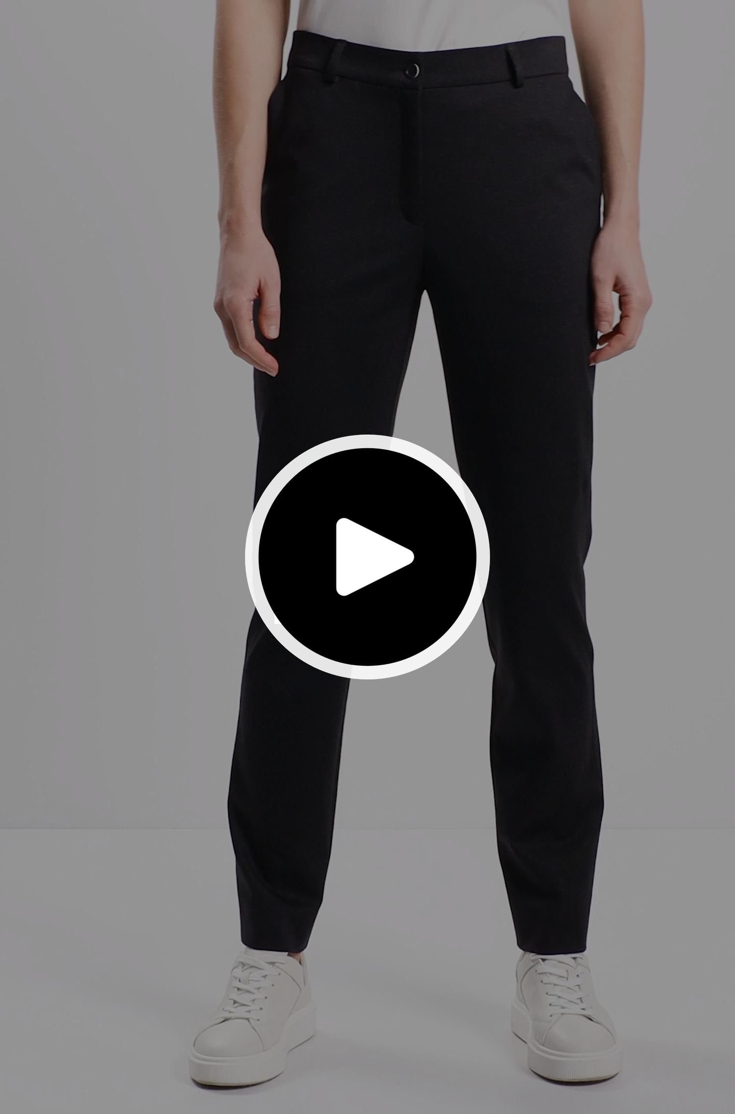 Damen Jerseyhose elastischer Bund CASUAL Regular Fit
