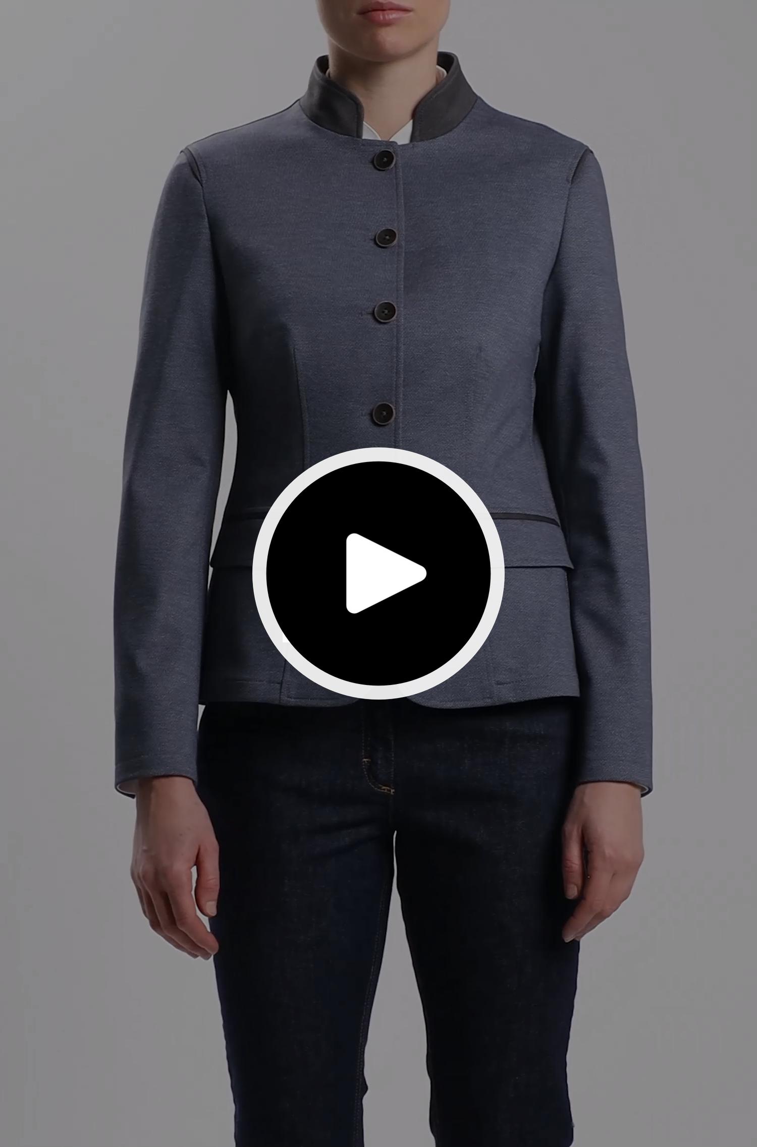 Ladies jersey blazer LANDHAUS regular fit